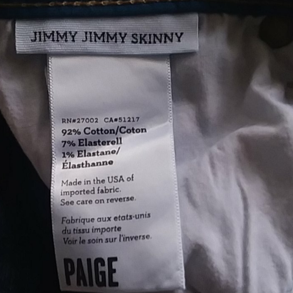 Paige Blue Jeans- Size 27 - Picture 11 of 11